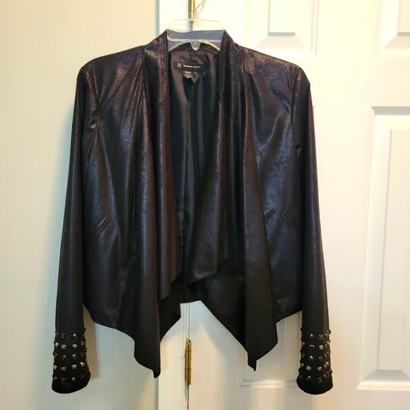 Black Jacket with Studded Sleeves - Picture 1 of 2